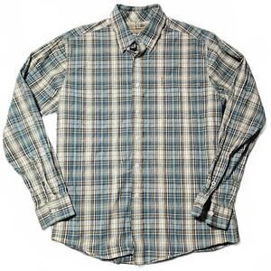 Cinch Men Med Modern Fit Long Sleeve Button Up Western Cowboy Rodeo Teal Plaid